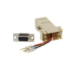 DB9 Adapter modułowy żeński na RJ11 żeński