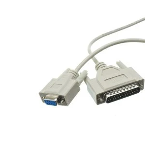 Null Modem DB9 żeński na DB25 męski kabel