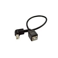 Kątowy kabel USB 2.0 B męski na żeński do drukarki