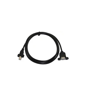 USB 2.0 A żeński panel do kabla USB B męski kabel do montażu